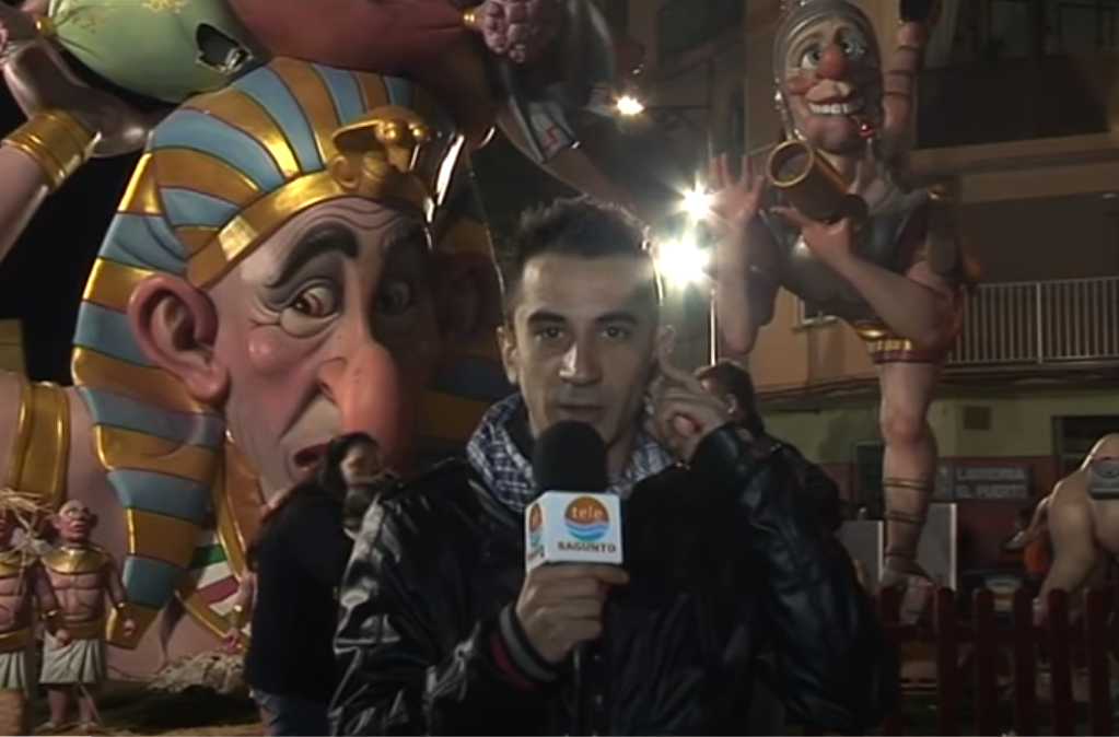 Retransmisión televisiva cremá de las fallas